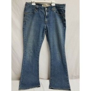 LEVIS 525 Nouveau Womens Low Boot Cut Blue Jeans Size 12